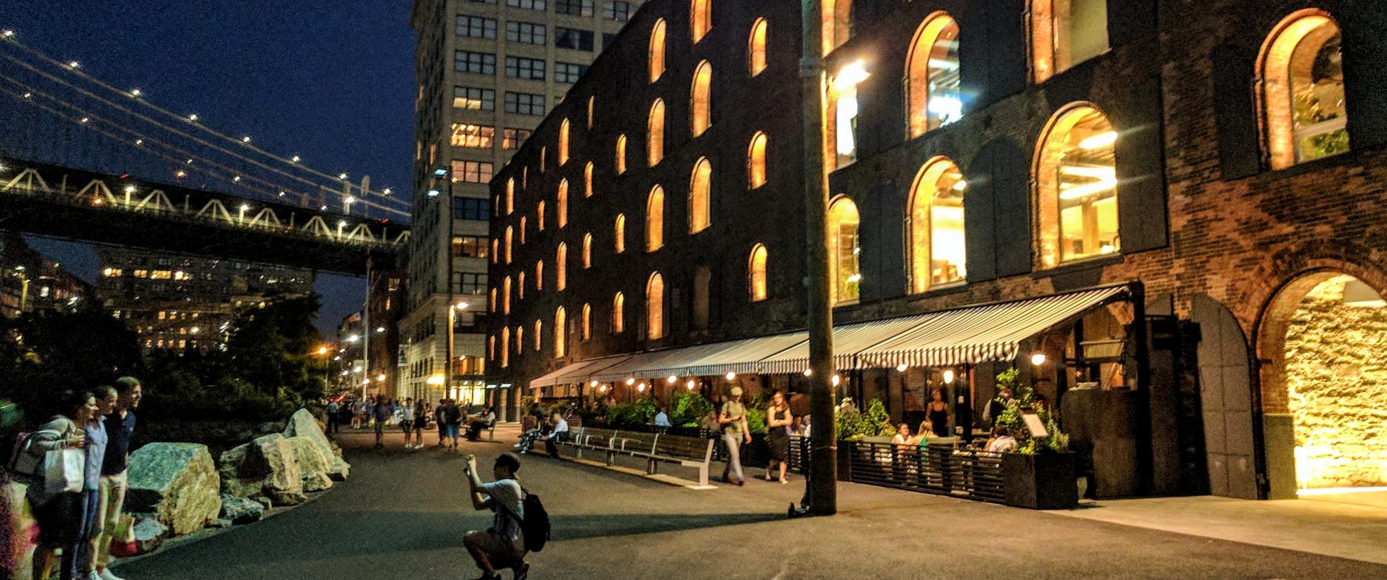 The new Tobacco Warehouse in Brooklyn Bridge Park.