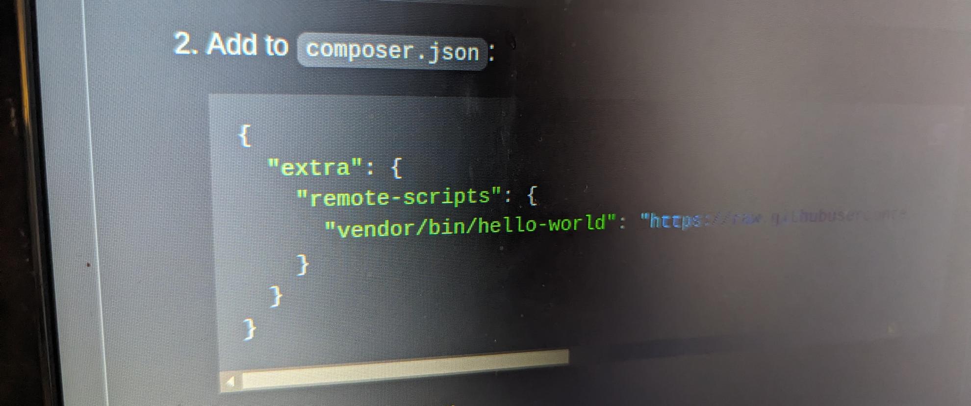 Configure remote scripts.